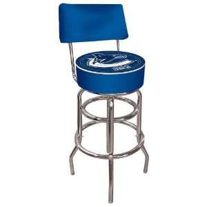  NHL Vancouver Canucks Padded Bar Stool with Back Sports 