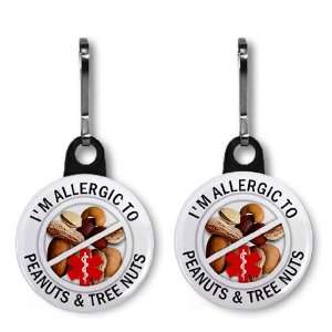 Creative Clam Allergic To Peanuts & Tree Nuts Medical Alert Pair Of 1 