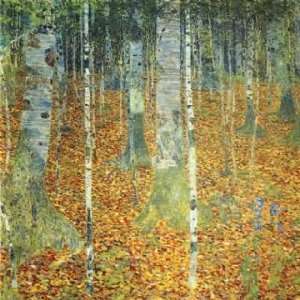 Gustav Klimt 32W by 32H  Birkenwald (Birch Forest), 1903 CANVAS 