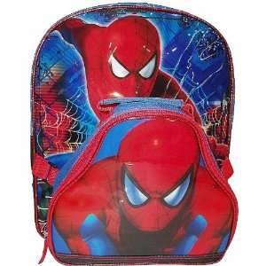 Marvel Comics Spiderman Character Backpack with Detachable Lunch Bag