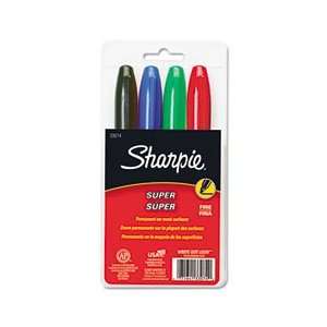  SAN33074 Sharpie® MARKER,SUPER,SHARPIE,4/ST Office 