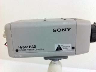   Sony SSC C104 Color Hyper Had Camera w/ Computar 3.5   8mm Lens  