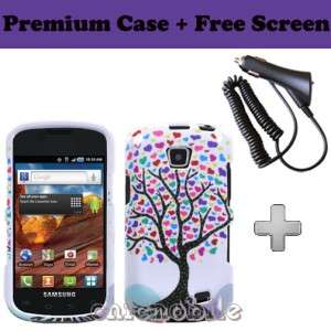 Charger + Screen + TREE Case Cover NET 10 Straight Talk SAMSUNG GALAXY 