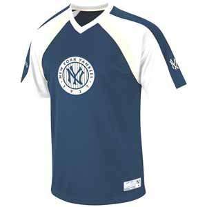  New York Yankees Cooperstown V Neck Fireballer Jersey 