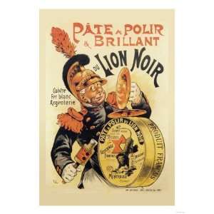  Pate Polir Brillant du Lion Noir Giclee Poster Print 