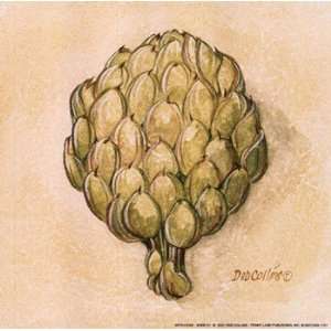  Artichoke Poster by Deb Collins (6.00 x 6.00)