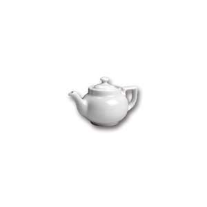 Hall China 10 oz White Boston Teapot w / Knob Cover   Case  12 