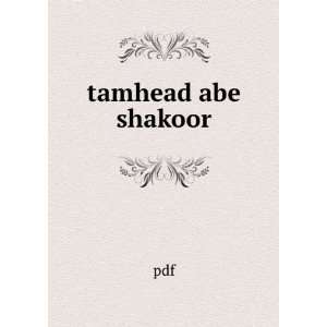  tamhead abe shakoor pdf Books