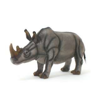  Hansa White Rhinoceros Stuffed Plush Animal, Large Toys 
