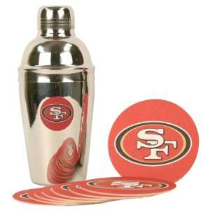 NFL Bar Drink Shaker and Coaster Set 