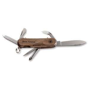  Orvis Personalized Wenger Wood Knife