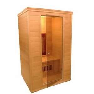  2 Person Deluxe Gaia Infrared Sauna 5 Heaters, Stereo Cd 