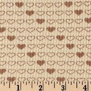  56 Wide Cotton Thermal Knit Brown/Cream Fabric By The 