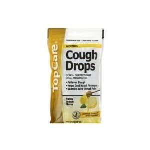  Top Care Cough Drops   Honey Lemon flavor (30 Drops 