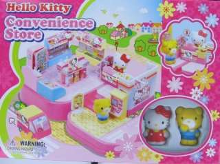 Hello Kitty Mini Town  Convenience Store Toy Play Set  