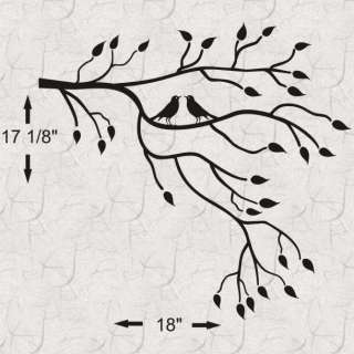 Birds Branches B Spring Vinyl Wall Art Decal Sticker  
