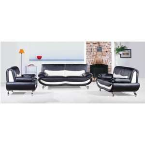  Contemporary Modern Cozy Style Furniture Leather Sofa 