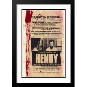   Serial Killer 32x45 Framed and Double Matted Movie Poster Home