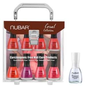 Nubar Corals Collection &Free Shine Quick Dry Top Coat  