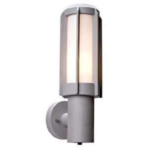  Sentinel Satin Silver Energy Efficient Outdoor Wall Sconce 