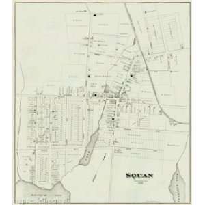   NEW JERSEY (NJ) LANDOWNER MAP BY H.C. WOOLMAN BY 1878