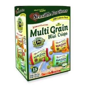 Sensible Portions 100 Calorie Pack Multi Grain Mini Crisps Variety Box 