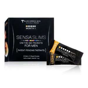  SENSA Slims On The Go Packets for Men   Month 1 30 count 