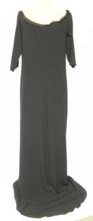 ELIE TAHARI Maternity A PEA IN THE POD Dress TRAIN Gown Silk CHIFFON 