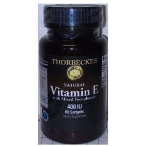 Vitamin E 400iu W/ Mixed Tocopherols 60 gels