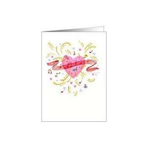  Singing Heart  Valentine Proposal Card Health & Personal 
