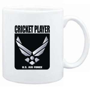 Mug White  Cricket Player   U.S. AIR FORCE  Sports  