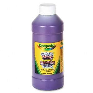 Washable Paint, Violet, 16 oz   Sold As 1 Each   Creamy consistency 