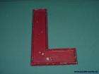 1st on  16 LETTER F METAL DISTRESSED SHABBY SIGN  