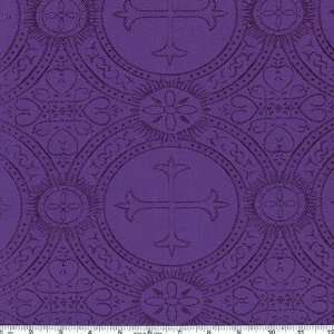  60 Wide Clergy Brocade Purple Fabric By The Yard Arts 