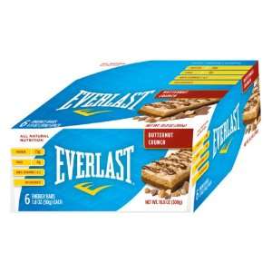  Everlast Sports Nutrition Energy Bar Butternut Crunch 6 