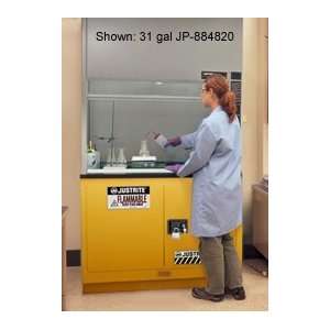   Safety Cabinet for Under Fume Hood 36 self close yellow Justrite