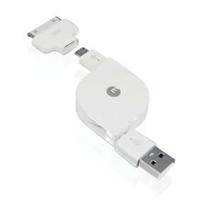  Macally Dualsync Retractable Sync and Charge Cable for 