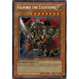   Gilford the Lightning Yugioh CT2 EN001 Secret Holo Rare Toys & Games