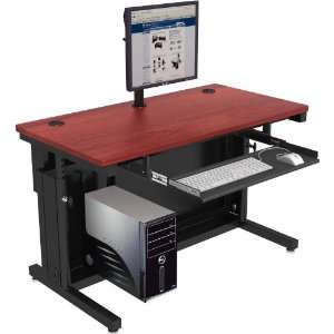  Basic Adjustable Classroom Table 46 x 18  Black Frame 
