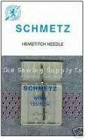 Schmetz Size 16 Hemstitch Wing Sewing Machine Needle  