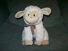 white tan lullaby lamb by gund plush stuffed animal play toy returns 
