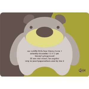  Cuddly Bear Birthday Party Invitations Health & Personal 