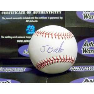 Johnny Cueto Autographed/Hand Signed MLB Baseball Sports 