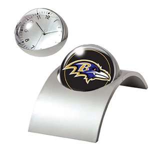 Baltimore Ravens NFL Spinning Desk Clock  Sports 