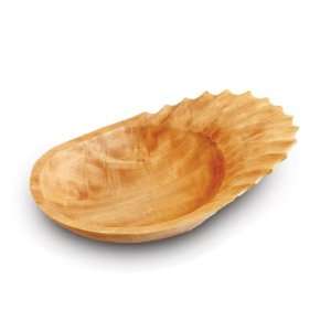    Enrico Products Oystershell Mango Wood Serving Dish