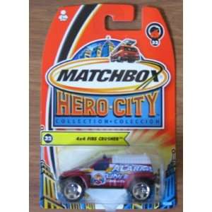  Matchbox Hero City 4x4 Fire Crusher 32 2003 Toys & Games