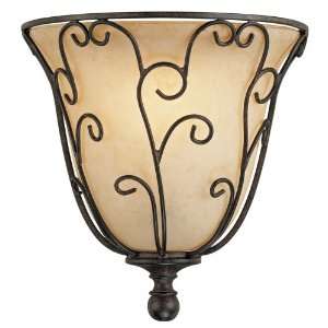  Curl Scroll 10 3/4 High Pocket Wall Sconce