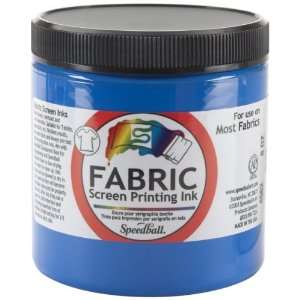  Speedball Fabric Screen Printing Ink   8 oz Jar   Blue 