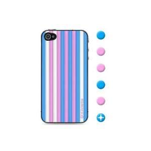  id America Cushi Stripe iPhone 4S Pad Blu Cell Phones 