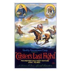  Custers Last Fight Giclee Poster Print, 44x60